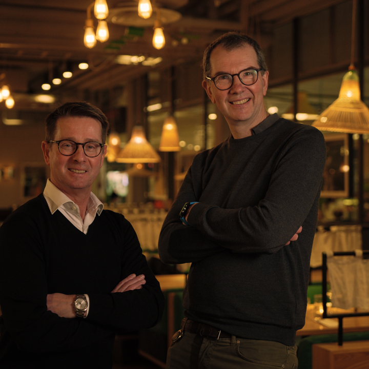 Micael Averborg, affärsenhetschef kommersiellt på Vectura & Dan Jacobson, VD på Urban Deli
