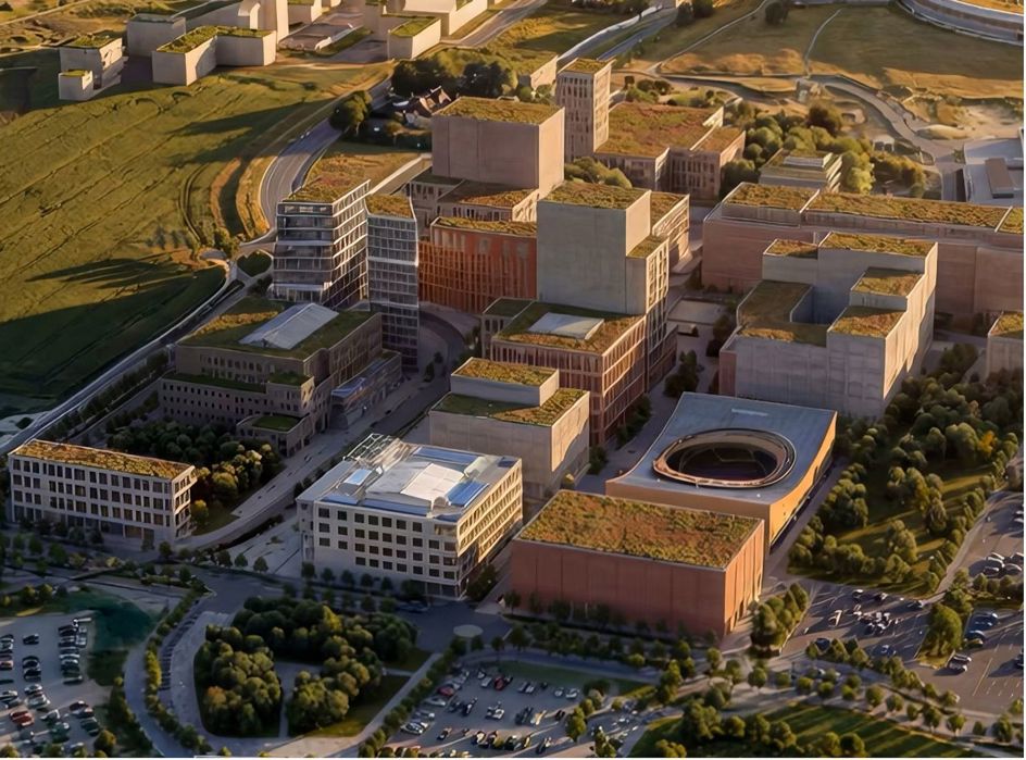 Illustrationsbild över Science Village