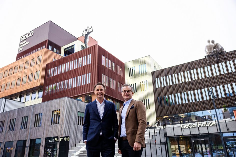 Jacob Torell, vd Next Step Group och Joel Ambré, vd Vectura 